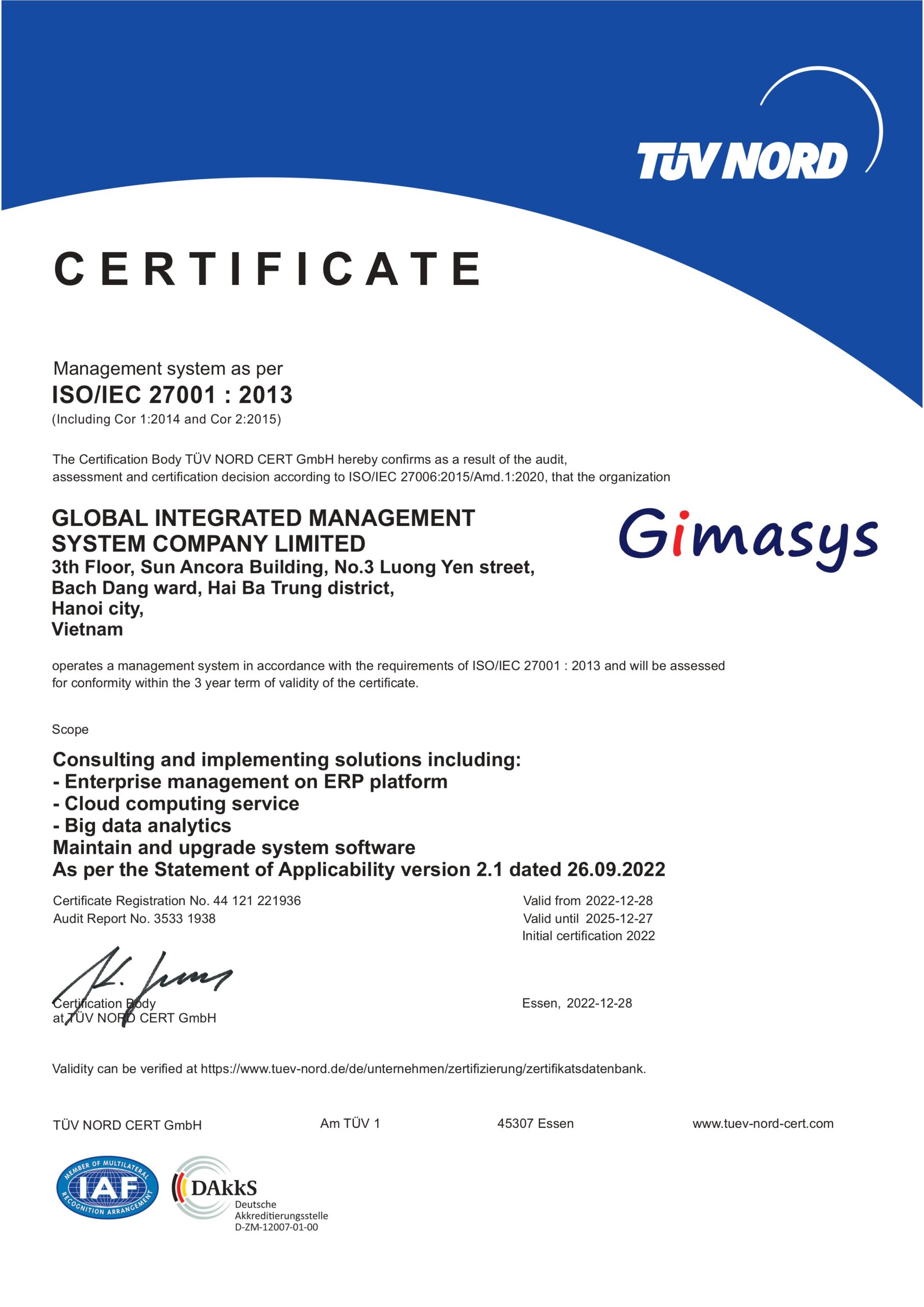 Certificate - Global Integrated Management System Company Limited 27001 (En)_page-0001