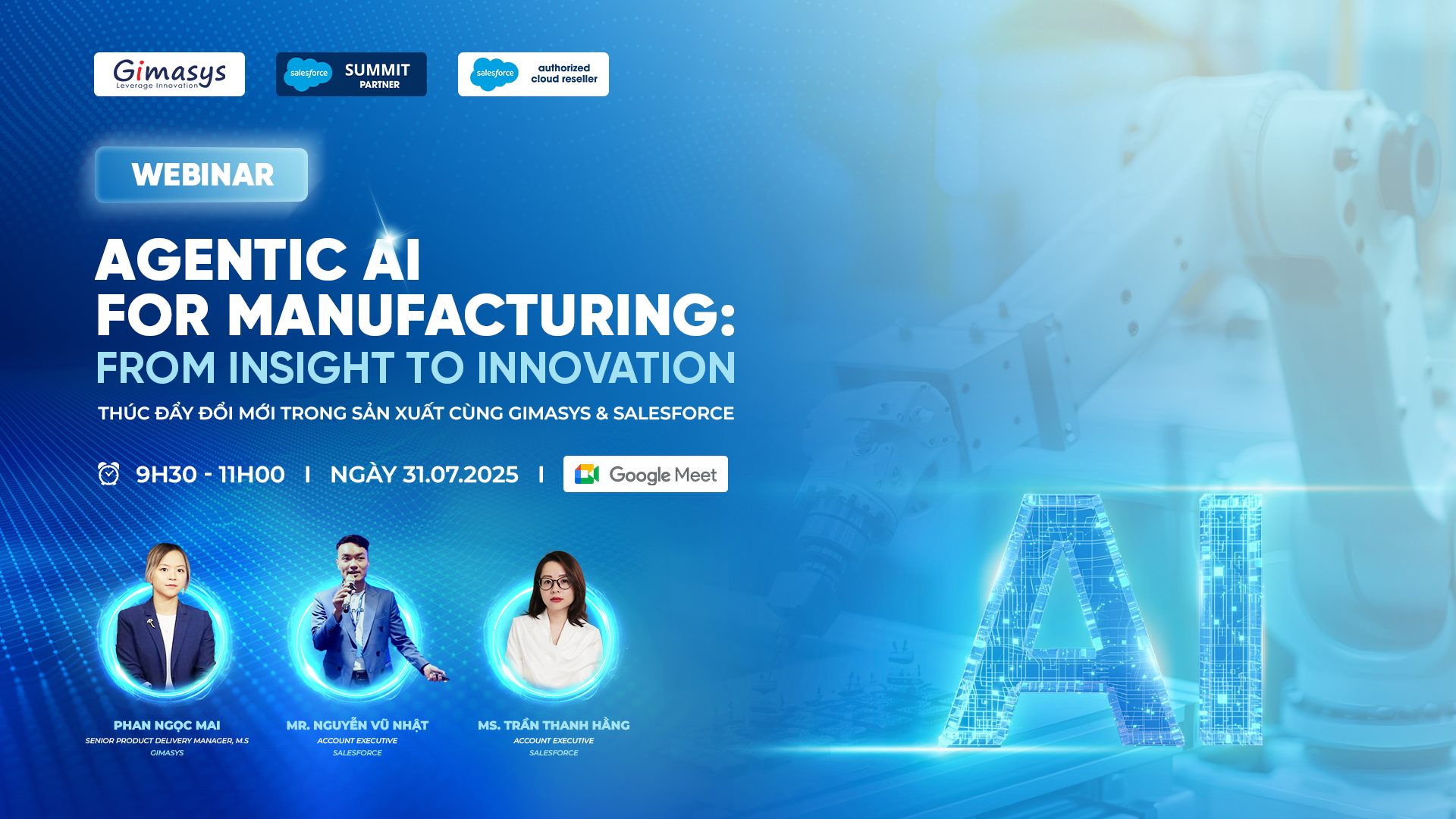 Webinar Agentic AI for Manufacturinga