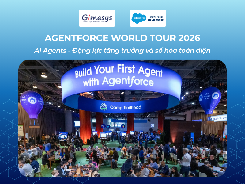 Agentforce world tour 2026 - AI Agents trở thành động lực tăng trưởng và số hóa toàn diện
