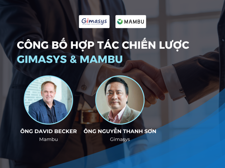 Hợp tác chiến lược Mambu và Gimasys